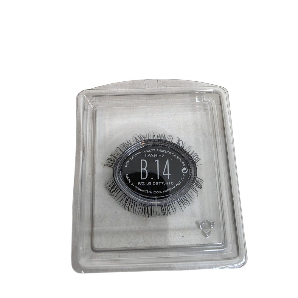 Lashify B.14 Cluster Eyelashes Black Standard Tray Made In Indonesia PBT Fiber
